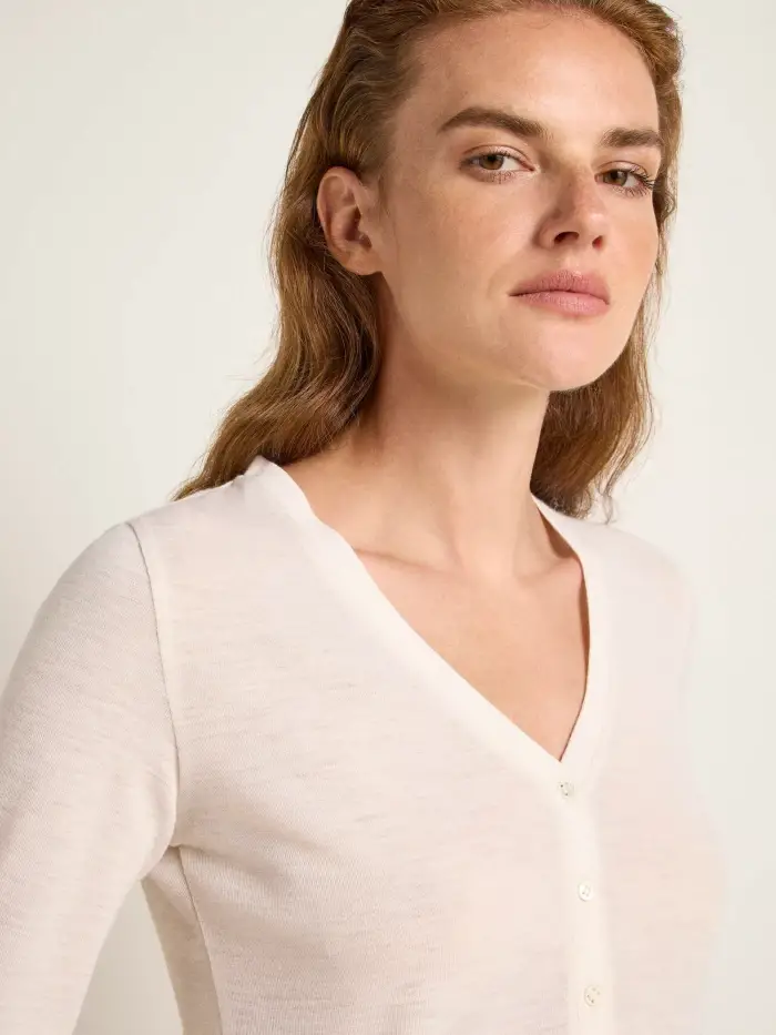 Lanius Shirt mit Knopfleiste (GOTS) Kauf eins, bekomm eins gratis