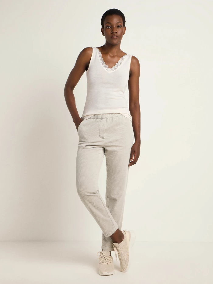 Lanius Top mit Spitze (GOTS) Tägliche Deals