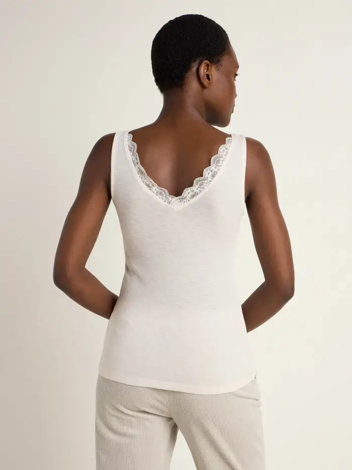 Lanius Top mit Spitze (GOTS) Tägliche Deals