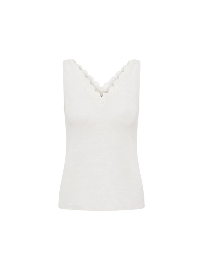 Lanius Top mit Spitze (GOTS) Tägliche Deals