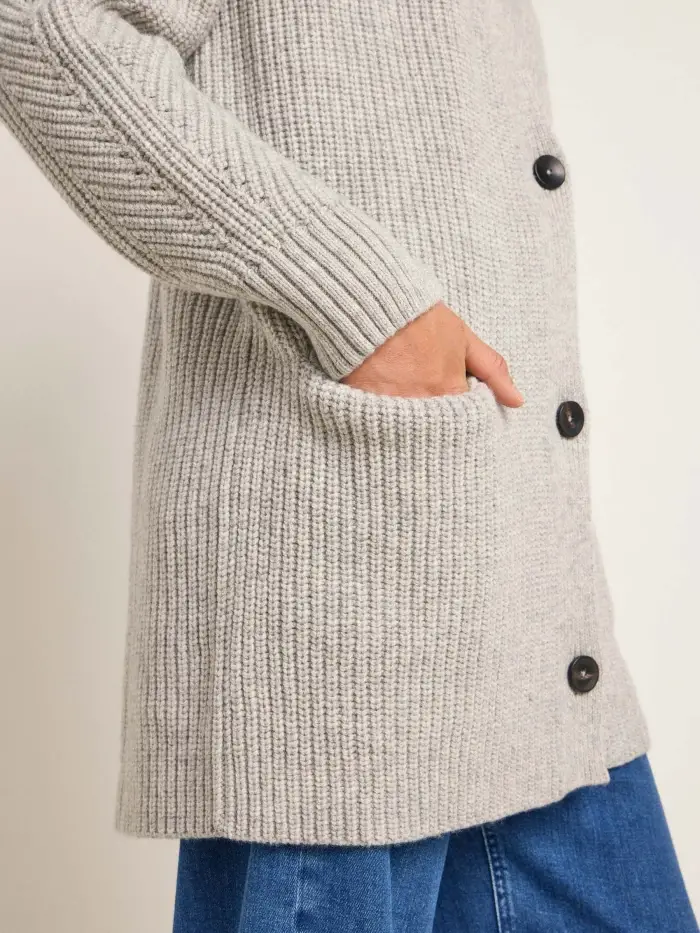 Lanius Lange Strickjacke (GOTS) Riesige Ersparnisse