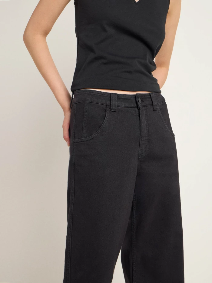 Lanius Hose mit weitem Bein (GOTS) Neueste Stile