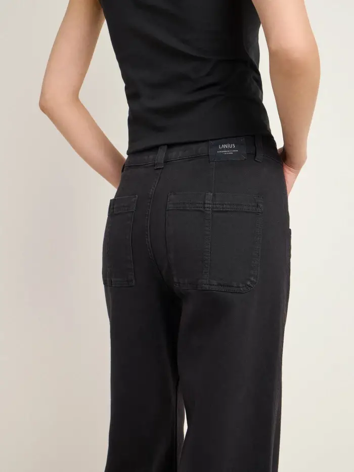 Lanius Hose mit weitem Bein (GOTS) Neueste Stile