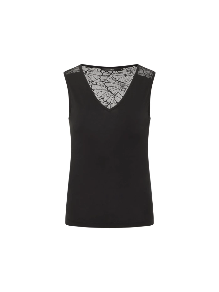Lanius Top mit Spitzeneinsatz (GOTS) Bis zu 50% Rabatt