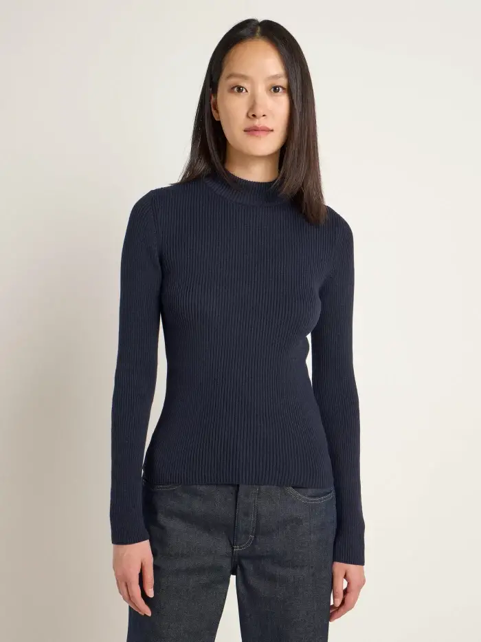 Lanius Stehkragenpullover (GOTS) Bis zu 65% Rabatt