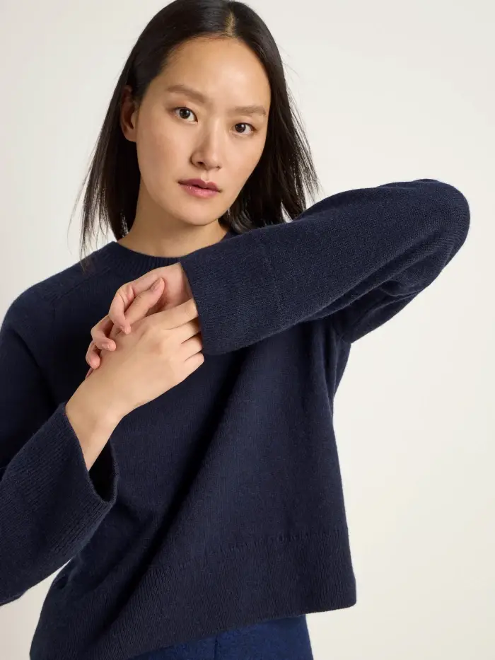 Lanius Cropped Pullover (GOTS) Sonderangebot der Fabrik