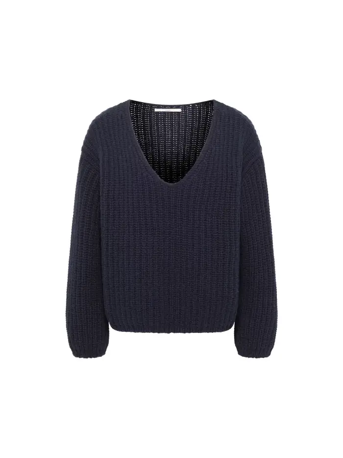 Lanius Pullover mit V-Ausschnitt (GOTS) Discount Store für neue Produkte