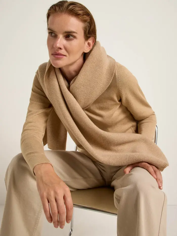 Lanius Strickschal Auslauf