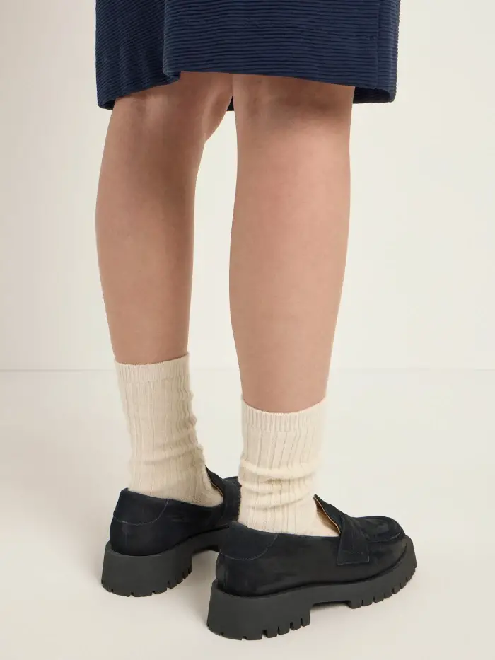Lanius Rippenstrick Socken (GOTS) Flash Sale
