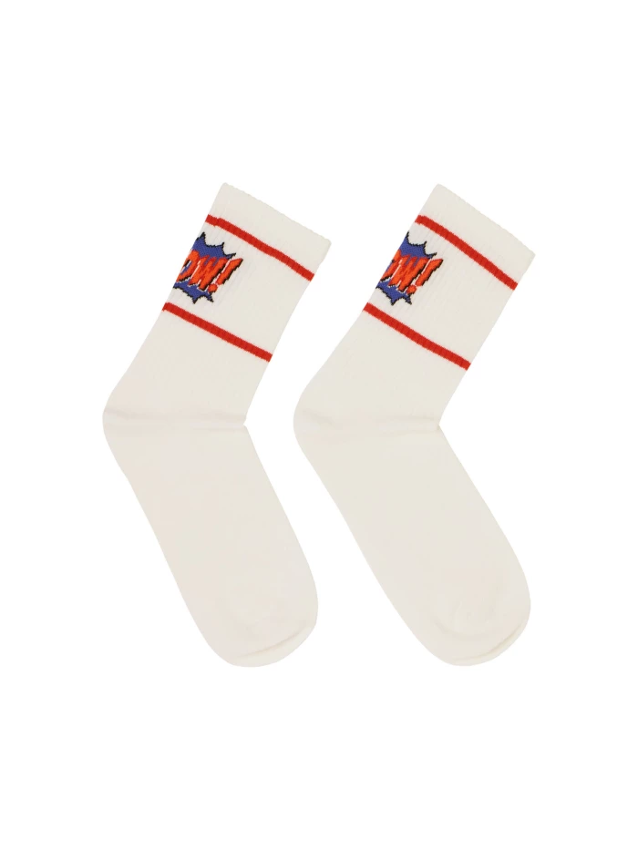 Lanius Socken "WOW" (GOTS) Räumungsverkauf