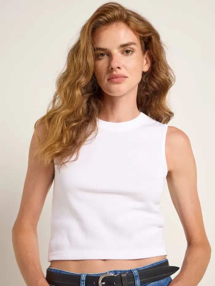 Lanius Cropped Top (GOTS) Bis zu 60% Rabatt