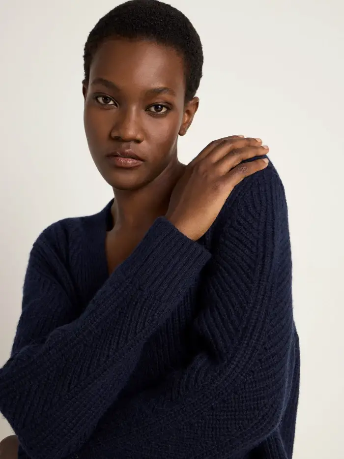 Lanius Lange Strickjacke (GOTS) Fabrikladen