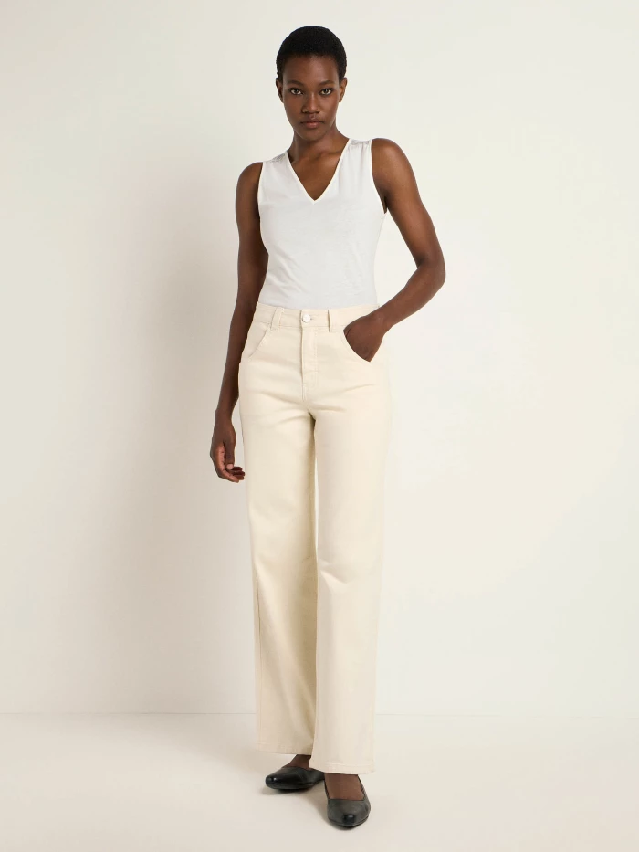 Lanius Top mit Spitzeneinsatz (GOTS) Online