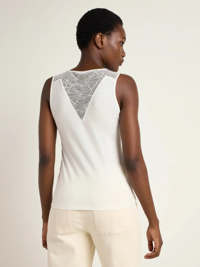 Lanius Top mit Spitzeneinsatz (GOTS) Online