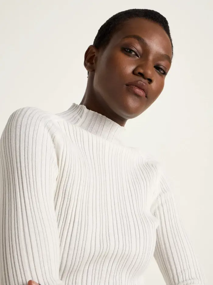Lanius Rippenpullover (GOTS) Outlet