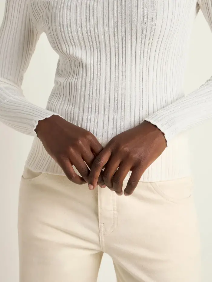 Lanius Rippenpullover (GOTS) Outlet