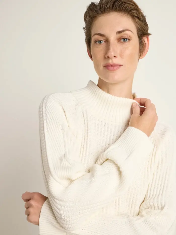Lanius Grobstrick Pullover (GOTS) im Angebot