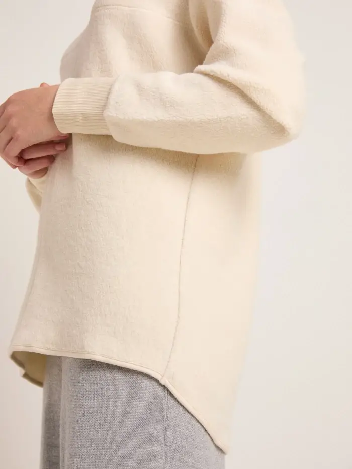 Lanius Fleece-Sweatshirt (GOTS) Neueste Mode