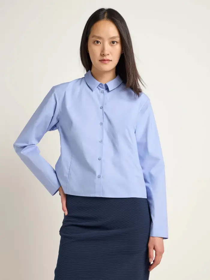 Lanius Hemdbluse Cropped (OCS) Günstiger Verkauf