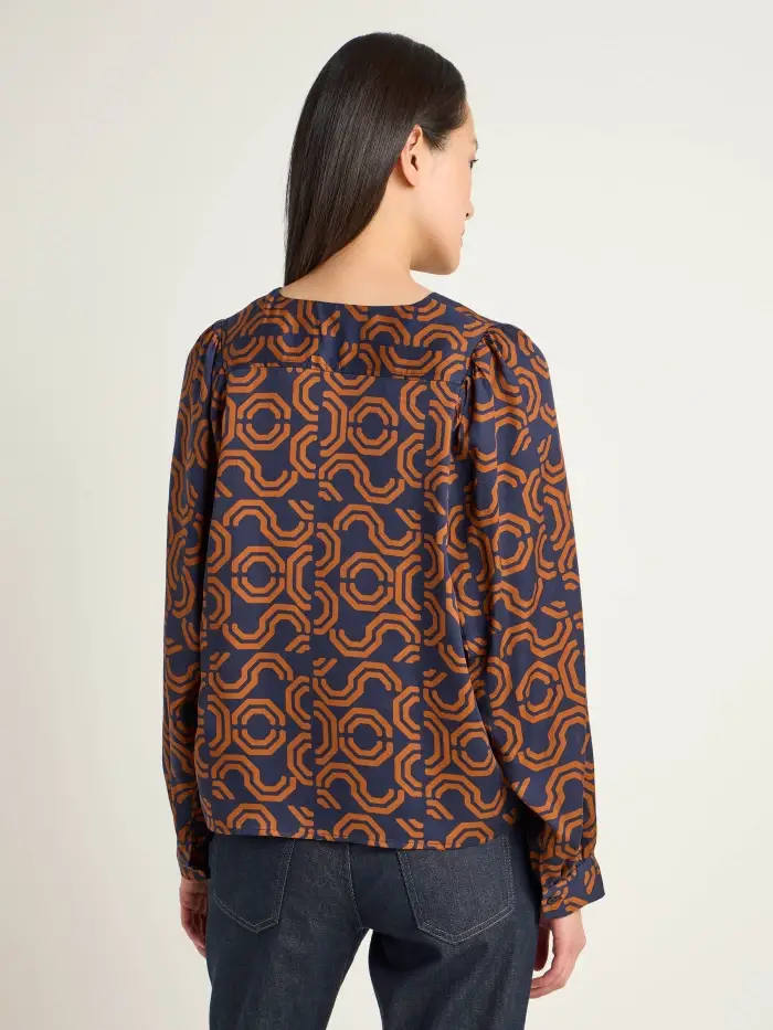 Lanius Bluse mit Kräuseln Flash Sale