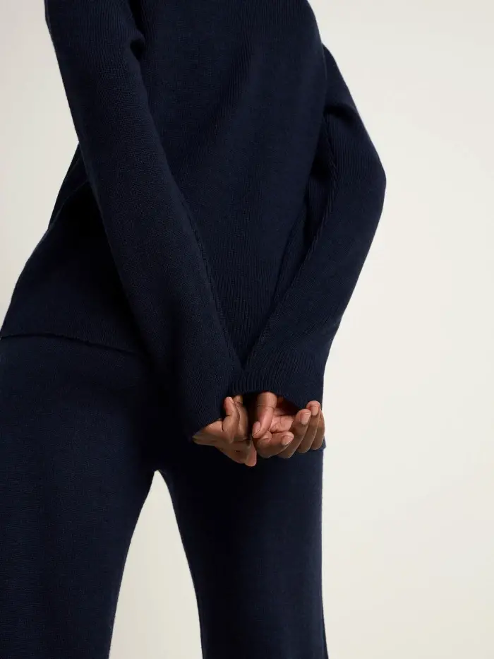 Lanius Pullover mit V-Ausschnitt (GOTS) Preisnachlass