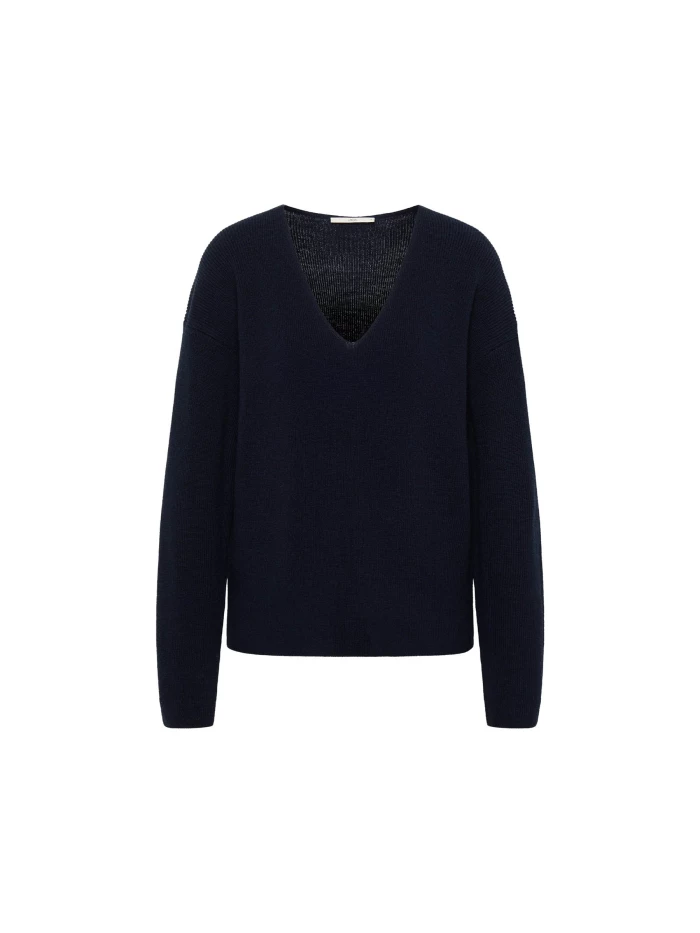 Lanius Pullover mit V-Ausschnitt (GOTS) Preisnachlass