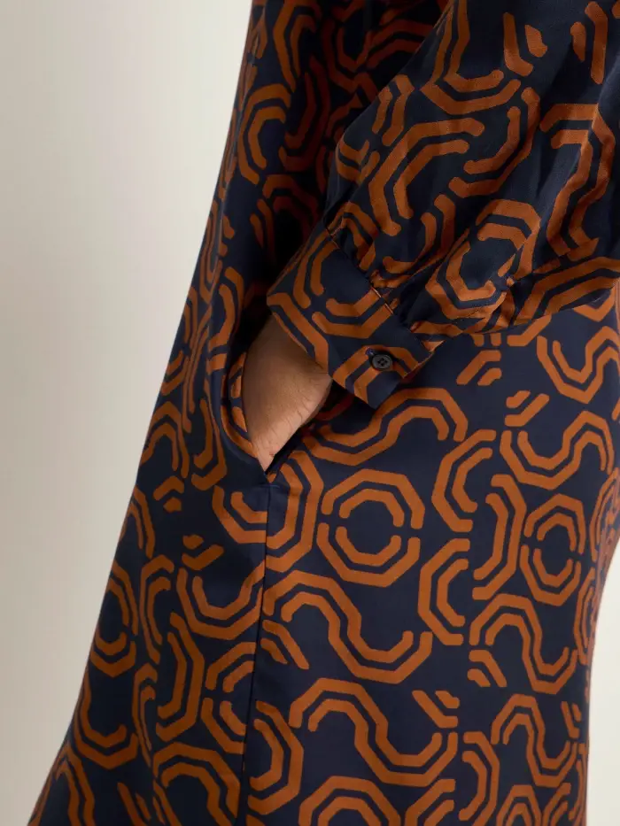 Lanius Kleid mit Kräuseln Saisonschlussverkauf