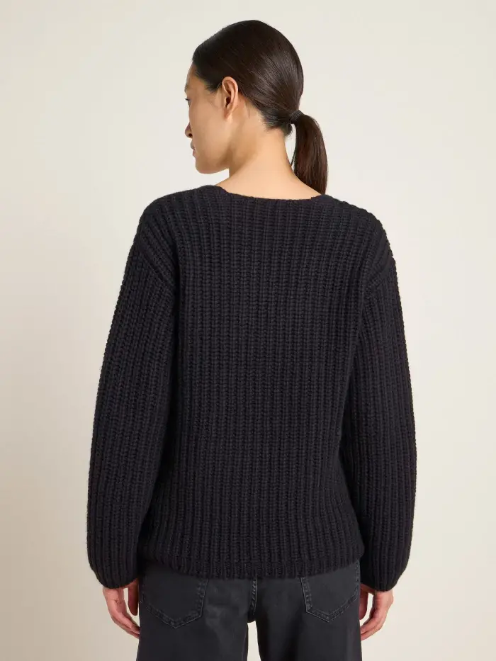 Lanius Pullover mit V-Ausschnitt (GOTS) Cyber Monday