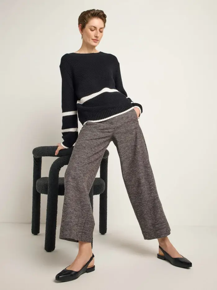 Lanius Blockstreifen Pullover (GOTS) Lagerräumung