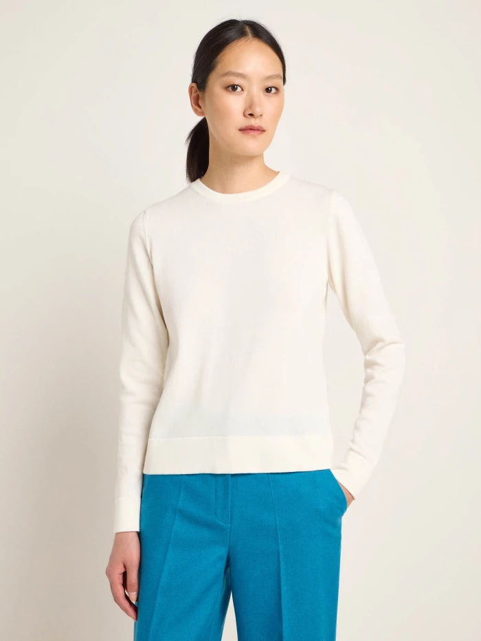 Lanius Rundhalspullover (GOTS) Neueste Stile