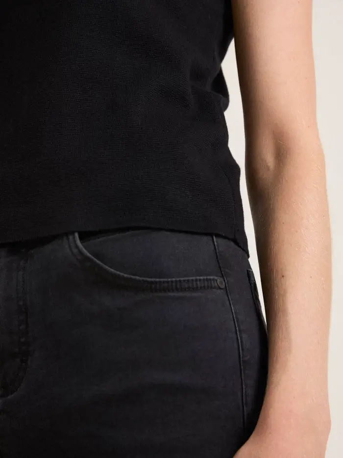 Lanius Cropped Top (GOTS) Discount Store für neue Produkte