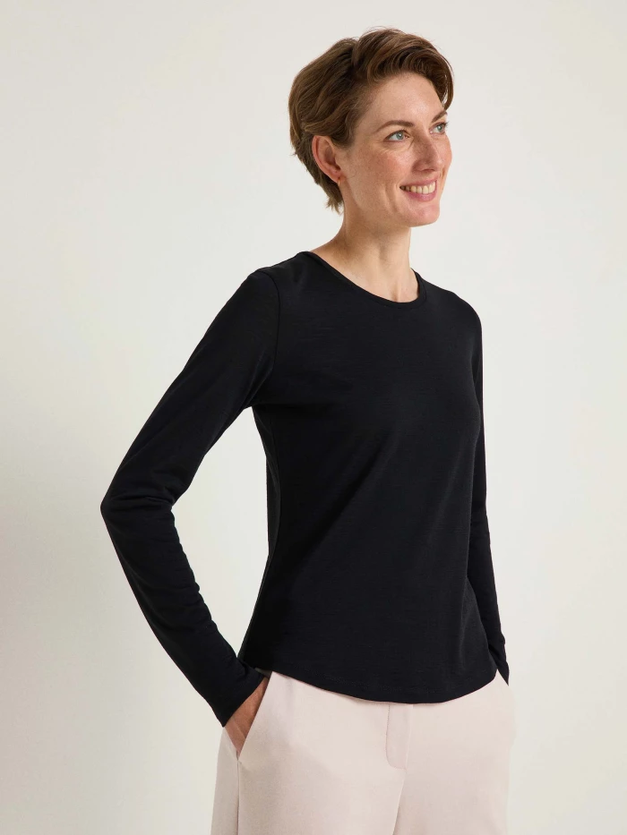 Lanius Langarmshirt (GOTS) 50% Rabatt mit kostenlosem Versand