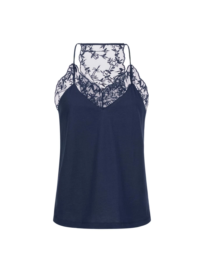 Lanius Top mit Spitze (GOTS) Im Verkauf