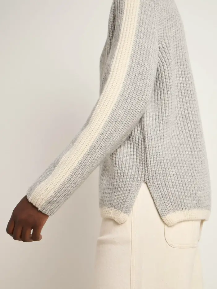 Lanius Pullover in Rippoptik (GOTS) Blitzverkäufe