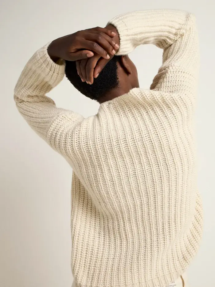 Lanius Pullover mit V-Ausschnitt (GOTS) Limitierter Zeitrabatt