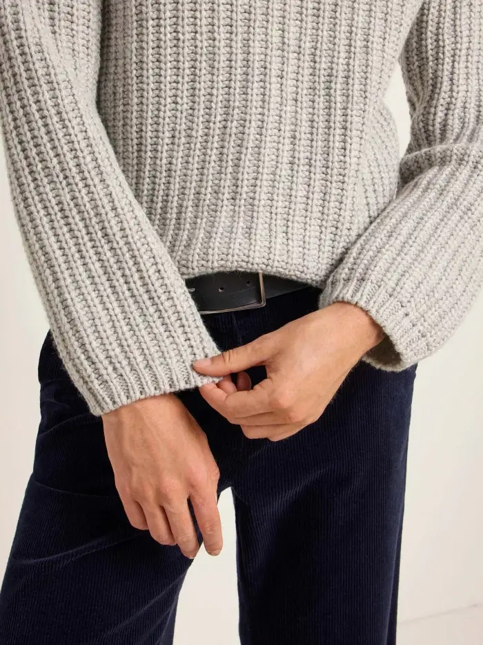 Lanius Pullover mit V-Ausschnitt (GOTS) Rabatt