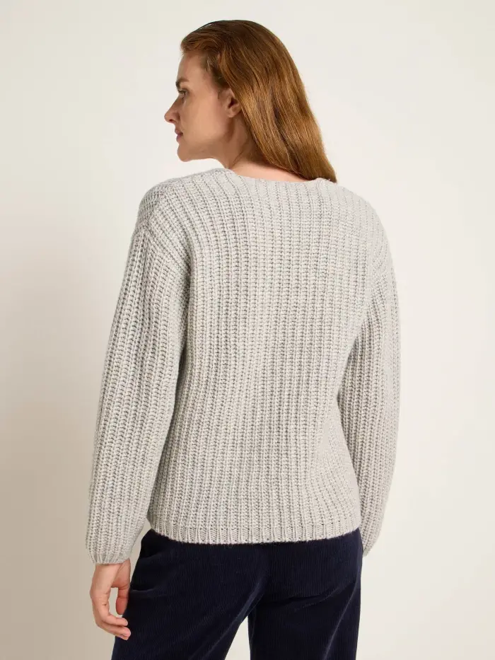 Lanius Pullover mit V-Ausschnitt (GOTS) Rabatt