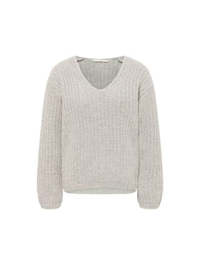 Lanius Pullover mit V-Ausschnitt (GOTS) Rabatt