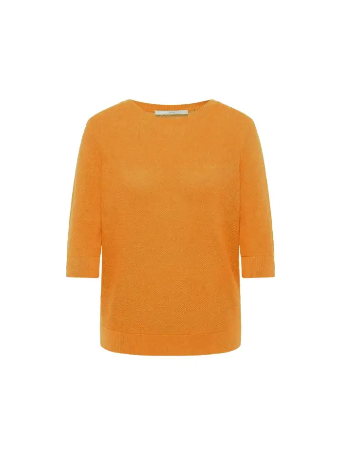 Lanius Struktur-Halbarmpullover (GOTS) Black Friday