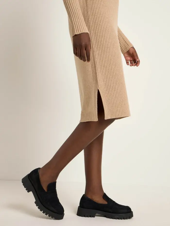 Lanius Rippen-Strickkleid Blitzangebot