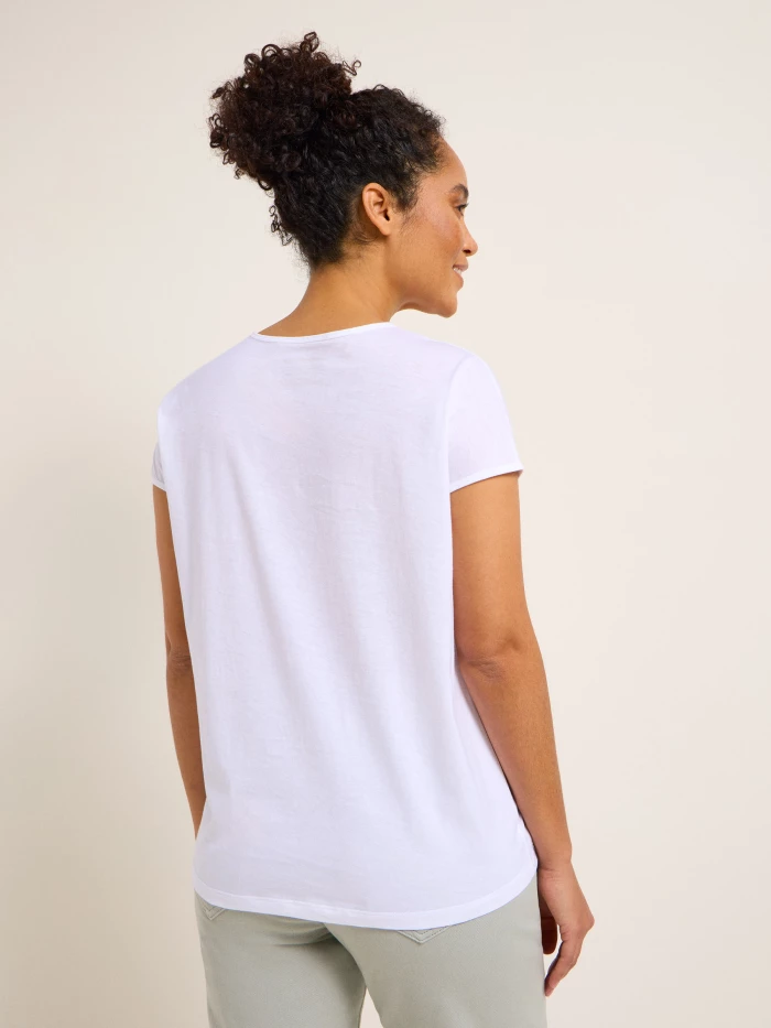 Lanius Shirt mit überschnittener Schulter (GOTS) Kauf eins, bekomm eins gratis