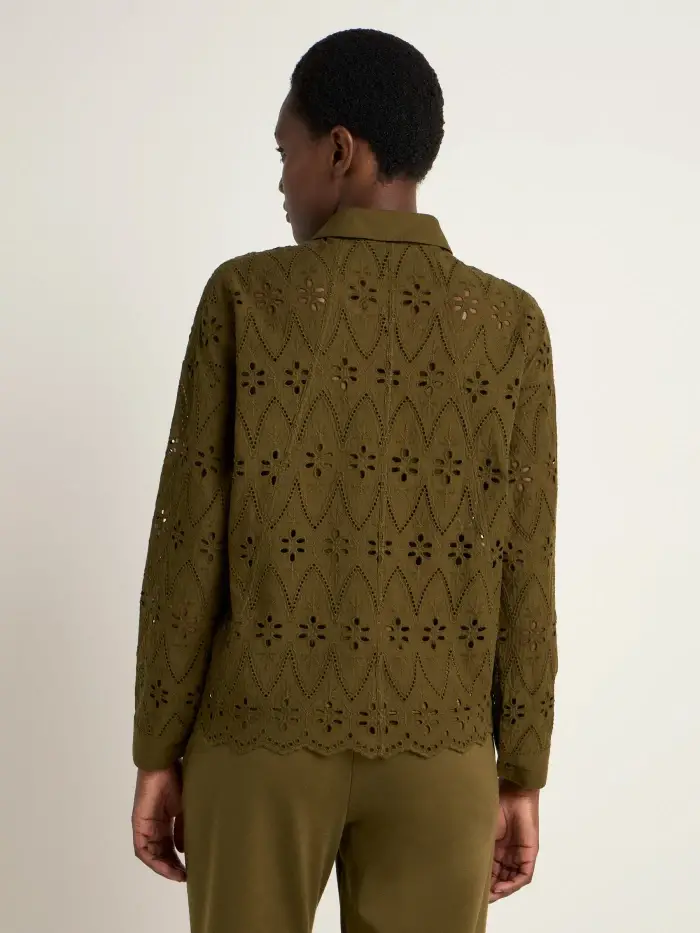 Lanius Spitzen-Hemdbluse Bis zu 65% Rabatt