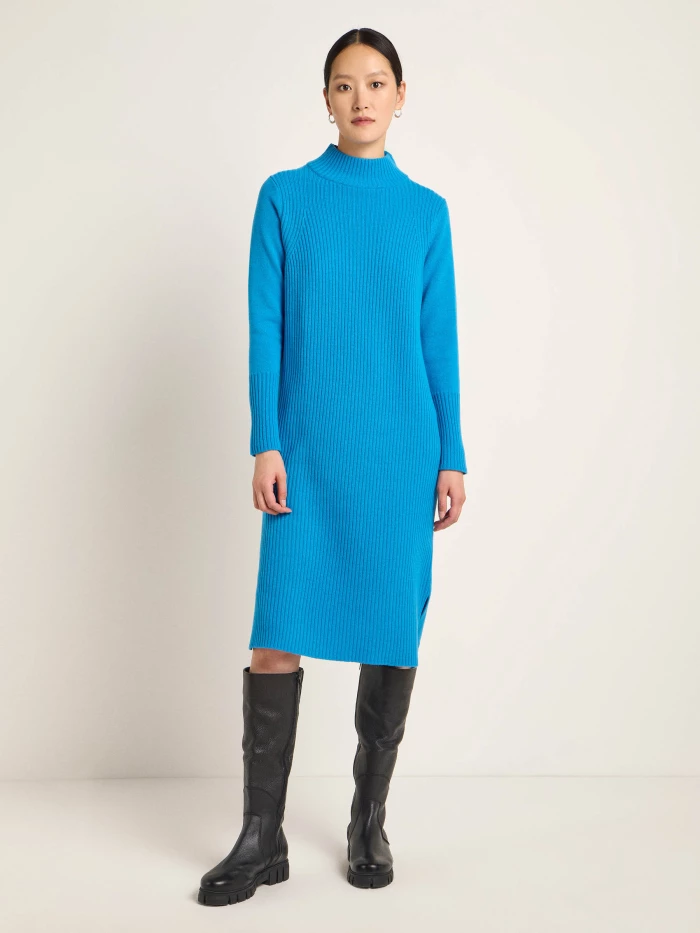 Lanius Rippen-Strickkleid Sonderangebot der Fabrik