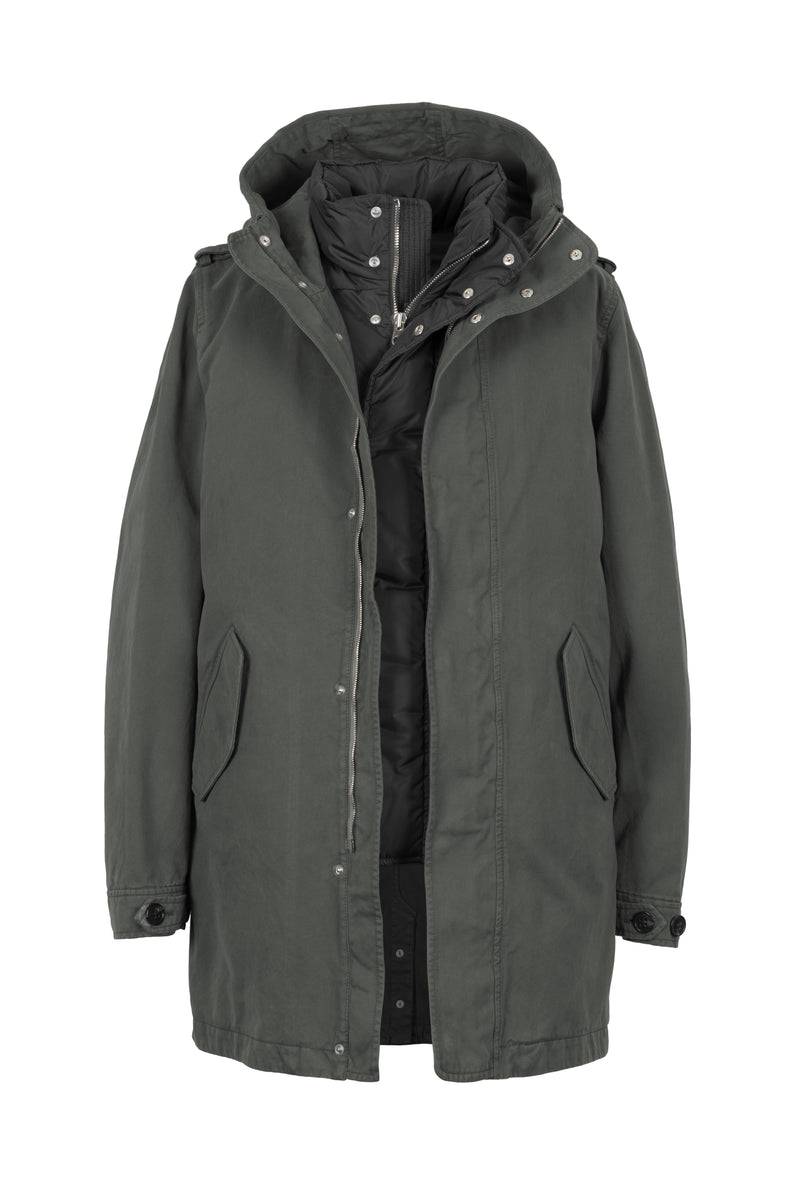 Lempelius BAUMWOLLPARKA TIO MIT DAUNENWESTE SKU: 6000616-63286M Fabrikverkauf