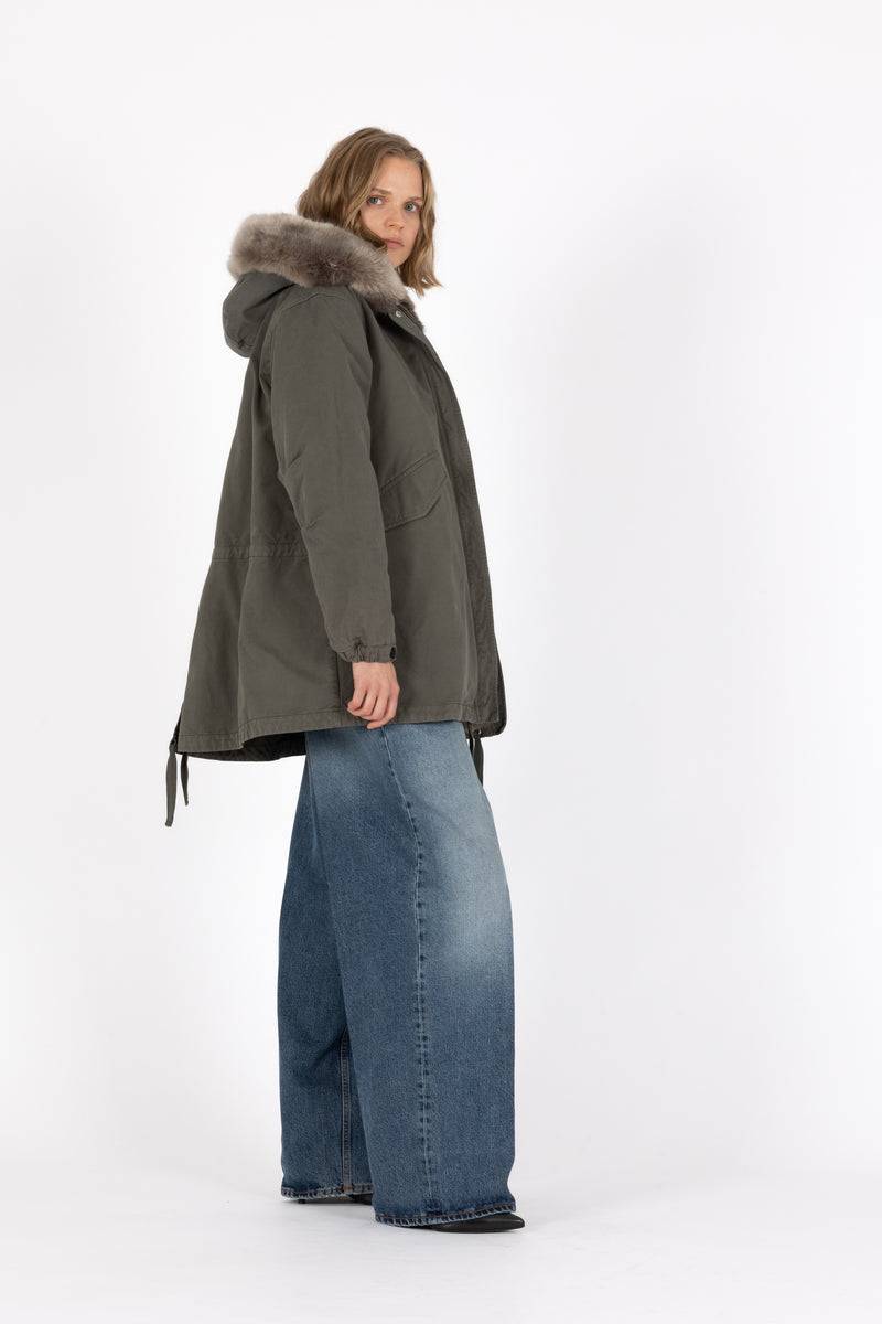 Lempelius Kurze Baumwollparka BYA SKU: 6000234F68S Kostenloser Versand international