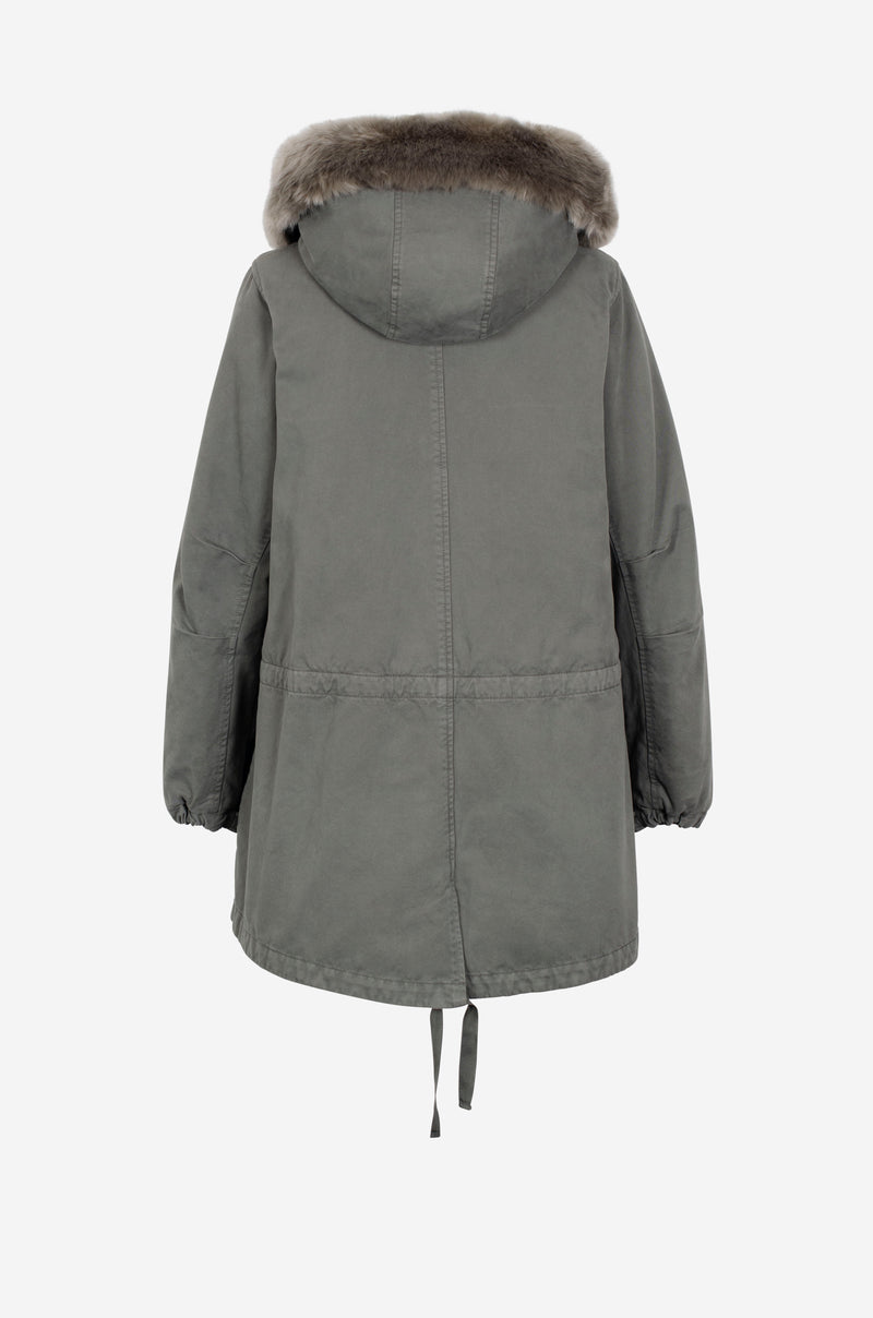 Lempelius Kurze Baumwollparka BYA SKU: 6000234F68S Kostenloser Versand international