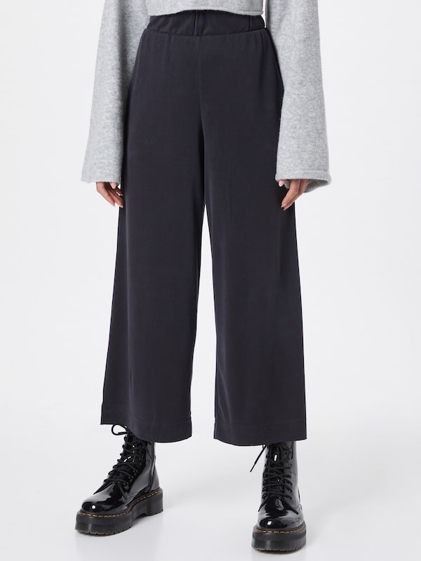 Monki Wide leg Pants in Black Sonderangebote