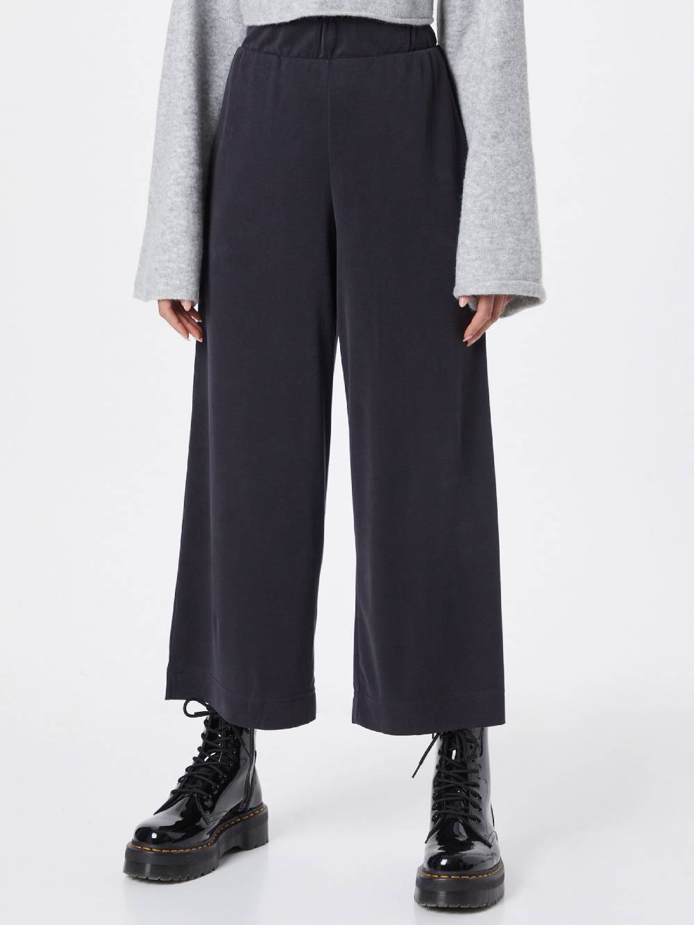 Monki Wide leg Pants in Black Sonderangebote