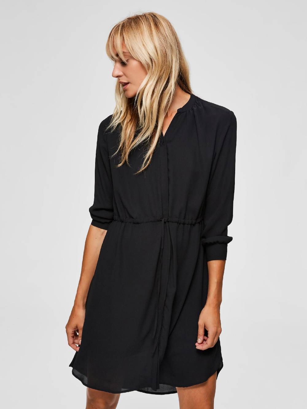 SELECTED FEMME Shirt Dress 'Damina' in Black Vierteljährliche Förderung