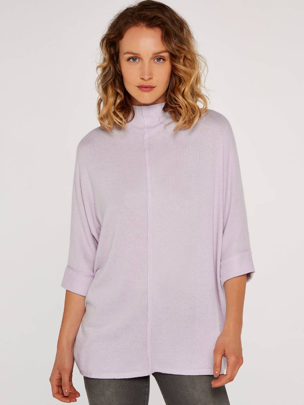 Apricot Shirt in Purple Kostenloser Versand